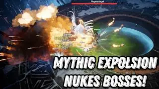 MYTHIC explosion perk with rockets NUKES bosses! ENDLESS rockets and fire! R.I.P