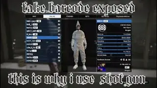 Grand theft auto v   bad sport        fake barcode  exposed