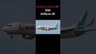 The Evolution of Caribbean Airlines 🇹🇹#airplane #aviation #aircraft #airlines
