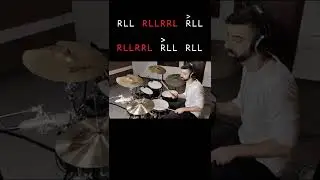 Quick Drum Lesson - 16th note triplets drum fill