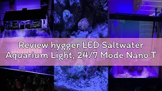 Review hygger LED Saltwater Aquarium Light, 24/7 Mode Nano Tank Reef Light for Coral, Refugium Light