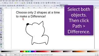 Inkscape - Difference