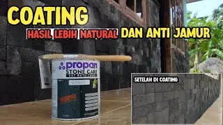 Cara aplikasi cat batu alam | propan stone care batu candi #kerpobatualam