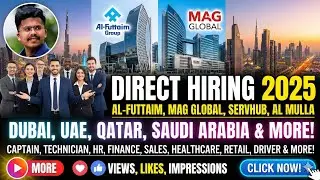 Dubai & UAE Jobs 2025 | Hospital, Retail, IT, HR, Driver, Healthcare, Finance, Hotel, Vacancies