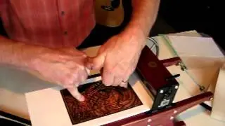 Embossing with a Mini Halfwood Press