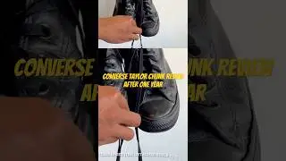 Converse Taylor chunk leather shoes review after one year #leather #converse