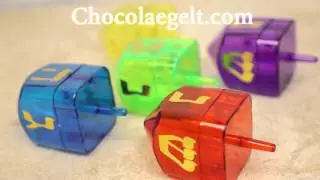 Multi Color Fillable Dreidels Product Demo