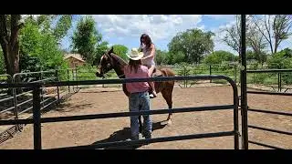 Kara Marie & Kennie Lynn first ride on Smorez 🤠