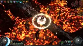 Path of Exile. Witch Low life RF Build. Tier 15 Abyss. Potato graphics =)