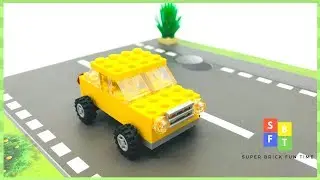 LEGO Car (Yellow) Building Instructions | How to build with Lego Classic 10696