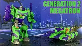 Transformers War for Cybertron Trilogy Generation Selects Generation 2 MEGATRON Unboxing and Review