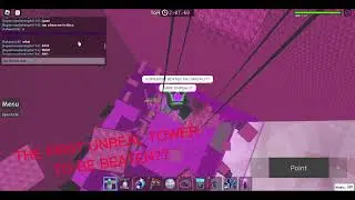 THE FIRST PLAYER TO BEAT AN UNREAL DIFFICULTY TOWER IN JTOH???