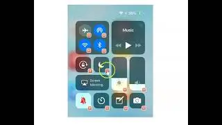IPad/IPhone Control Center