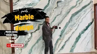 Luxury Home Interior | Stucco Finish, Mirror Art & Marble Design full process 👍#painting #homedecor 