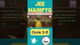 Circle 🔥 JEE Main PYQ | 1 Min Smart Trick | Nitin Sir | INPS Classes