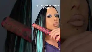 ☆Trying &lsquo;Trashy&rsquo; 2000s Makeup☆ #y2k #makeup #2000smakeup #2000s #makeuptutorial #fakepiercings #mua