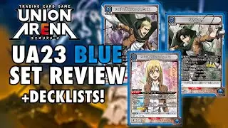 Union Arena TCG - Attack on Titan Set Review | Blue!