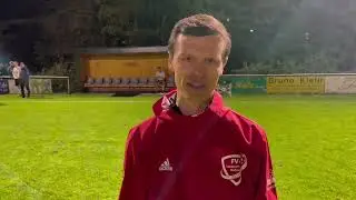 Philipp Frank, Trainer der FV Hunsr&uuml;ckh&ouml;he Morbach, nach dem 2:2 in Stadtkyll