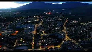 Avezzano in the evening