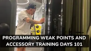 WEAK POINT/ACCESSORY + DELOAD TRAINING || HOW TO PROGRAM