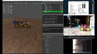 UPBGE/Python + PureData + Raspberry/Arduino robotCar