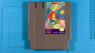 ASMR Cleaning The Little Mermaid (NES) | Retro Game Restore