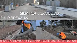 Updating 38 Roads Of Infrastructure From Along Siem Reap River On Western Spean Rok Rak Bridge