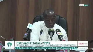 Fight Against Illegal Mining: Nine-Member Monitoring Team Inaugurated to Tackle Menace