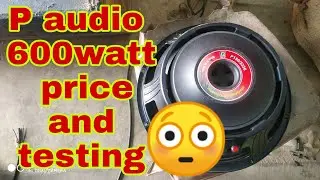 P audio p150/2226 price and review with testing । p audio 600watt speaker price and testing Dj Rock