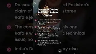 Dassault Sets Record Straight on Rafale Losses