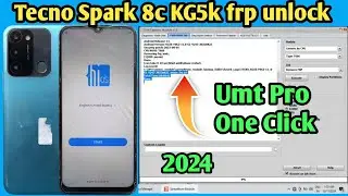 Tecno spark 8c frp разблокировка umt KG5k удаление аккаунта google umt