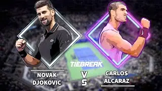 Novak Djokovic vs. Carlos Alcaraz | US Open | Tiebreak+ gameplay [Legendary AI]