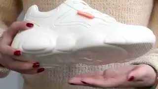 2019 New Teddy Bear Sneakers,Women Running Shoes White