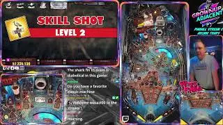 JAWS Pinball Live Stream - Lets Go Fishing