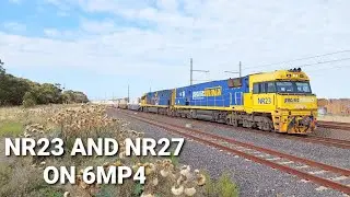 6MP4 With 2 NR Class Locomotives At Altona