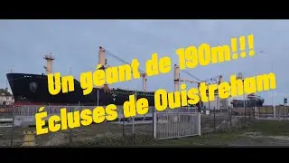 [4K] Un GÉANT de 190m aux écluses de Ouistreham et franchissement PEGASUS BRIDGE.