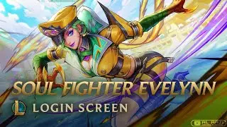 Soul Fighter Evelynn Citrine Chroma | Login Screen - League of Legends [4K 60fps Animated Splash Art