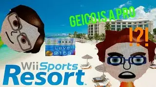 Geico is a pro! Wii Sports Resort multiplayer Gameplay