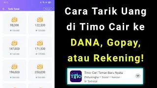 Cara Tarik Uang Di Timo | Cara Menarik Uang Di Aplikasi Timo