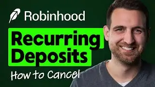 Как отменить повторяющийся депозит на Robinhood