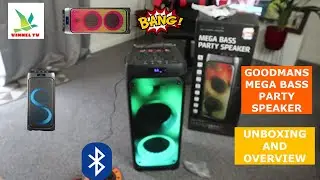Распаковка и обзор акустической системы GOODMANS MEGA BASS PARTY