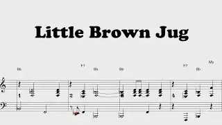 Little Brown Jug - Piano sheet music for kids | PDF Download