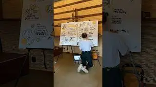 It&rsquo;s called GRAPHIC RECORDING #graphicrecording #illustration 📸 by #creativemornings Chicago