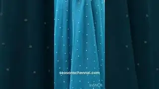 PEACOCK BLUE BEADS, SEQUINS AND STONE EMBELLISHED BRIDAL AND PARTY GOWN SEBL009019PBLUE