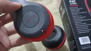 Audífonos Inalámbricos Bluetooth P47 5.0 + EDR Wireless - Unboxing Review Shopee