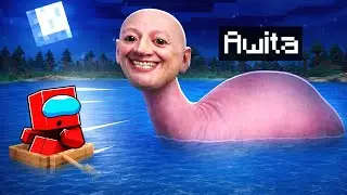 Asusté a Mis Amigos con la CABEZA HUMANA MARINA MONSTRUO en Minecraft!