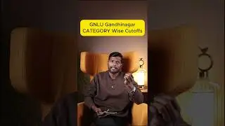 GNLU Gandhinagar Category Wise Cutoff 🔥 | CLAT Rank Required for General, OBC, SC, ST