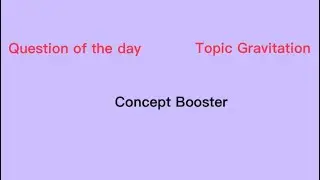 Concept booster gravitation 