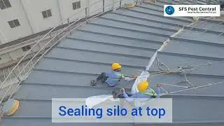 Sealing of silo, J system & PH3 gas monitoring is key to success of silo fumigation #grain#commodity
