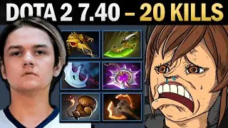 Marci Pro Carry with Battlefury and 20 Kills - Dota 7.41